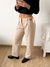 Pantalon sastrero vintage pinzado tiro bajo con sustraccion y cintura regulable Havre - tienda online