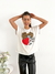 Remera amplia manga rebatible Hearts en internet