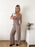 Pantalon sastrero vintage cintura trasera elastizada y falso bolsillo ojal Hensley en internet