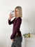 Remera morley soft escote bote con frunce en delantero y tajo Idupur en internet