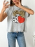 Remera amplia manga rebatible Hearts