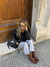 Gamulan importado cuerina texturada y piel Mulhouse - tienda online