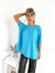 Remeron modal soft oversize con recorte y pinzas Kira - tienda online