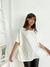 Remeron modal soft oversize con recorte y pinzas Kira - tienda online