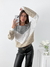 Sweater combinado diseño en V Lenna en internet