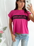 Remera amplia manga rebatible Long live - tienda online