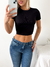 Imagen de Remera ribb crop basica al cuerpo manga corta Mertens