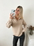 Buzo rustico con cuello tipo polo Paget