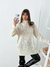 Poleron largo rombos y trenzas Paulina - comprar online