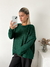 Sweater oversize rayado con tajo lateral Portman en internet