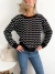 Sweater punto calado y rayas Pucon - comprar online