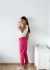 Pantalón cuerina al tobillo con terminación al corte Rockaway - comprar online