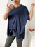 Remeron morley soft oversize con tajos y manga corta con puño Rouges - comprar online