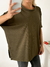 Remeron morley soft oversize con tajos y manga corta con puño Rouges - BENKA MAYORISTA 