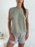 Musculosa algodón al corte sisa cavada Sakay - tienda online
