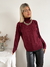 Sweater poleron ancho trenzas gruesas Steffan - comprar online