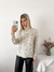 Sweater poleron ancho trenzas gruesas Steffan - BENKA MAYORISTA 