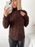 Sweater poleron ancho trenzas gruesas Steffan - tienda online