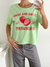 Remera algodón estampa con brillo Strawberry strakap