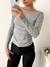 Remera morley soft escote bote y frunce en delantero Strutt - BENKA MAYORISTA 