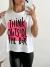 Imagen de Remera amplia manga rebatible Think outside the box