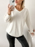 Remeron morley soft escote en V manga murcielago con puño Vendome - tienda online