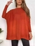 Sweater oversize lanilla brush escote redondo London - BENKA MAYORISTA 