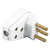 Plugue Angular 2P+T 10 A 250 V Tramontina na internet