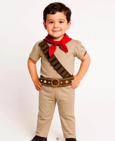 Roupa Infantil Conjunto Junino Menino Cangaçeiro Lampião