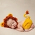 Conjunto Recém-nascido Fotografia Crochê Mesversário Bebê Leão - comprar online