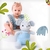 Elefante Pelúcia Soninho Infantil Antialérgico G, 40cm, decoração quarto bebê. - VeF Baby Store