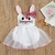 Vestido Coelho da Páscoa bordado infantil na internet