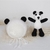 Conjunto Recém-nascido Fotografia Crochê Mesversário Urso