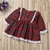 Vestido Xadrez Luxo infantil na internet