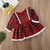 Vestido Xadrez Luxo infantil