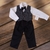 Conjunto Batizado Luxo Infantil Menino com colete 5 Pçs