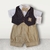 Conjunto Social Bebê Festa Gravata Colete Esporte Fino Batizado - comprar online