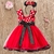 Vestido Temático Infantil Minnie bebê fantasia Minnie com arco - VeF Baby Store