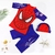 Conjunto de natação, moda praia temático Homem aranha