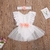 Conjunto body Princesa bebê Romper Mesversario Menina