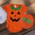 Body Bebê+ touca temático Fotografia Mesversário Halloween abóbora