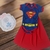 Body Bebê + capa temático Fotografia Mesversário Super Man - comprar online