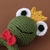 Chocalho Bebê/Recém-nasc Mordedor Amigurumi Newbon Temático - Sapo
