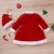 Vestido Mamãe Noel Temático Natal bebê menina com touca. - comprar online