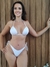 Conjunto De Biquíni - Calcinha Fio Duplo, Fio Dental, Top Cortininha Com Bojo. na internet
