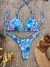 Conjunto De Biquíni - Calcinha Asa Delta Fio Dental Top Cortininha Com Bojo - comprar online