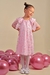 Vestido Festa em Tule Flores com Camadas Malagah - MINI FLORES - loja online
