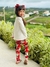 Imagem do Conjunto legging MILON- Flores vermelho