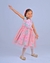 Vestido Festa Estampado com Saia Tule Malagah - FLORES na internet