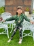 Conjunto infantil estampa NANAI GIRAFA Moletom- VERDE - loja online